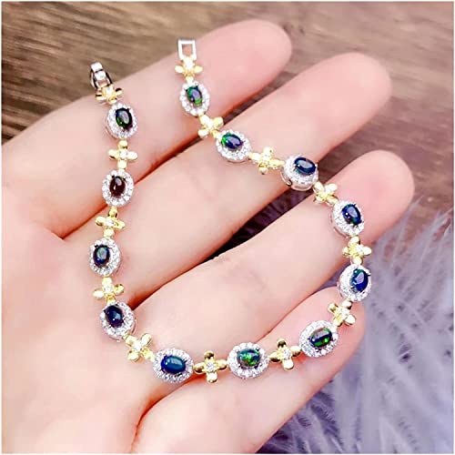 Bracelet opale naturelle en argent 925 le cadeau idéal pour votre mère