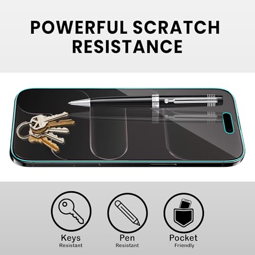 Image of ArmourPro Anti-Glare Matte Tempered Glass for iPhone Air, Pack of 2, Anti Fingerprint Screen Protector, 9H Scratch Resistant, Smooth Touch, Full Edge to Edge Coverage