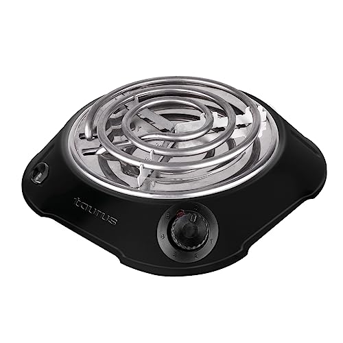 Recopilación de Estufas Electricas . 45 TAURUS ALPHA BLACK| | Termostato de Seguridad Evita Sobre Calentamiento | Control de Temp | Resistencia Aplanada para Mayor Estabilidad | Indicador Luminoso | 700 W