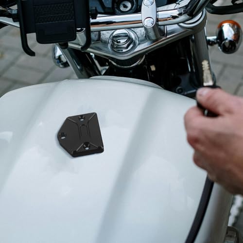Cubierta de aluminio para depósito de moto Sosoport compatible varios modelos 5