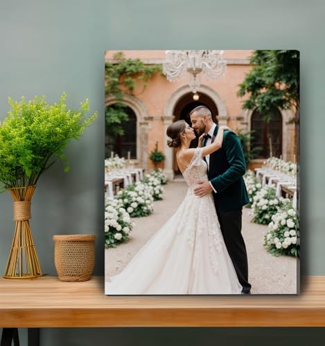 TreeDeal Custom Canvas Prints with Your Photos, Framed 11” x 14” Personalized Pictures Print, Customized Photo to Canvas Wall Art Ideal for Home Decor Gift Wrapping Pets Family Baby Wedding - Image 3