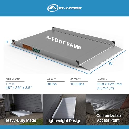 Portable Folding Mobility Ramp Aluminum
