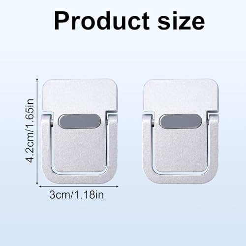 Penitue 2pcs Mini Soporte Portátil Plegable de Aleación de Zinc miniatura 2