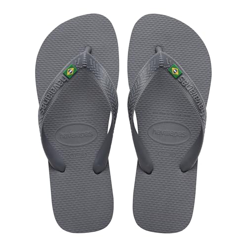 Havaianas - Top Brasil, Tongs Confortables, Résistantes Et Légères, Avec Semelle Antidérapante, Drapeau Brésilien Sur Les Lanières, Adultes, Unisexe