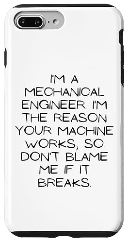 Image of iPhone 7 Plus /8 Plus Motivational Saying Mechanical Engineer Learning School Gag Case