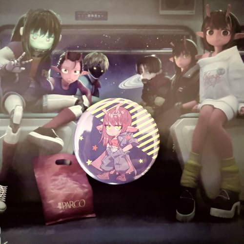 銀河特急 ミルキーサブウェイ 缶バッジ アカネのサムネイル