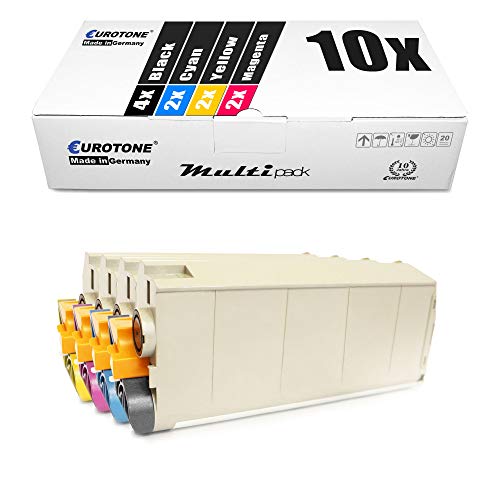 Toner OKI C7000 Eurotone pack de 10 cartouches compatibles pour imprimante de bureau C7200 C7400