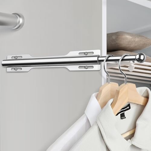 FIRJOY 12" Valet Rod for Closet Pull Out (1 Pack, Chrome) by FIRJOY - Image 6