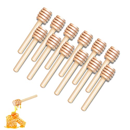 DESIOLE Lot de 20 mini cuillères à miel en bois (7,6 cm)