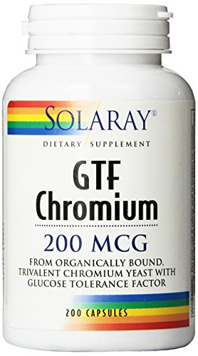 Solaray GTF Chromium Capsules, 200 mcg, 200 Count - //medicalbooks.filipinodoctors.org