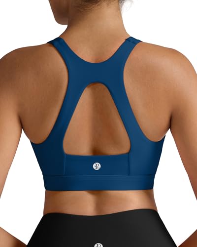 Image of RUNNING GIRL Sports Bras for Women High Support,Racerback Supportive Molded Cup Sports Bra with Sewn in Pads