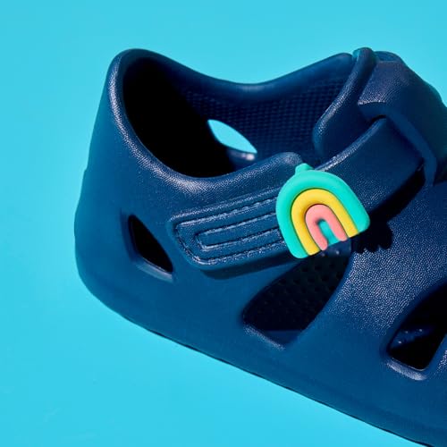 Image of Ten Little Splash Sandal Charms for Kids, 2-Pack Silicone Shoe Charms for Boys and Girls