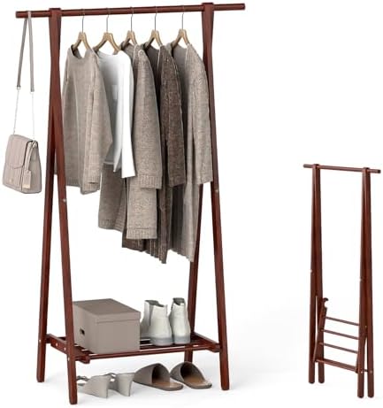 Tangkula Folding Rubber Wood C...