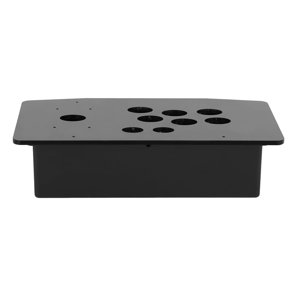 Lazmin112 Joystick Pannello Acrilico, Pannello Acrilico Nero Fai-da-Te e Set di Ricambio per custodie inclinate per Gioco