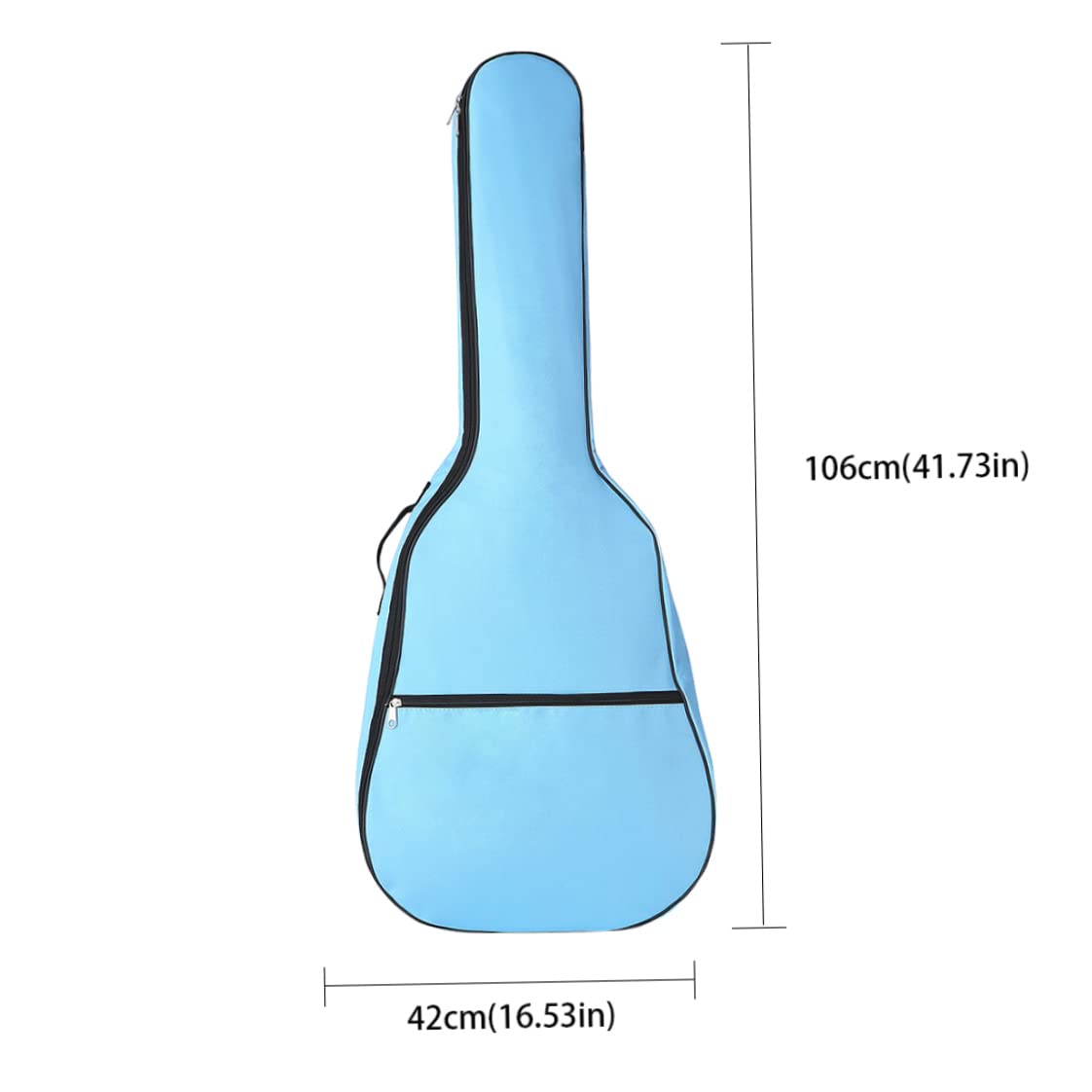Snner Borsa per chitarra borsa classica Acustic Classica Full Size 40 41 pollici Copertura impermeabile protettiva imbottita blu