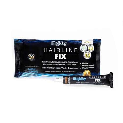 MagicEzy Hairline Fix - (Cream) - Gelcoat Repair Kit for Fiberglass Boats - Marine Crack Repair and Scratch Touch Up Filler - Strong