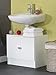 Symbiosis 6044A2121A17 Lavabo-Armario, 2 Puertas, Blanco/Blanco