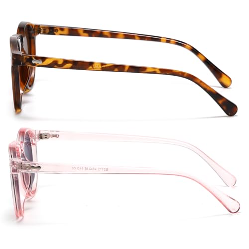 Image of JOVAKIT Vintage Kids Polarized Sunglasses for Girls Boys Age 2-9, Round Sun Glasses for Children UV400 Protection