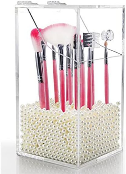 Miniatura 5 de Cuentas de maquillaje para pinceles, perlas de imitación AIYoo Art, 1500 piezas para lápiz labial, rímel, delineador de ojos, organizador de brochas