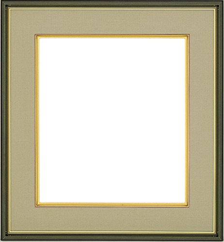 大額 額縁 オリーブ/ウグイス 色紙サイズ