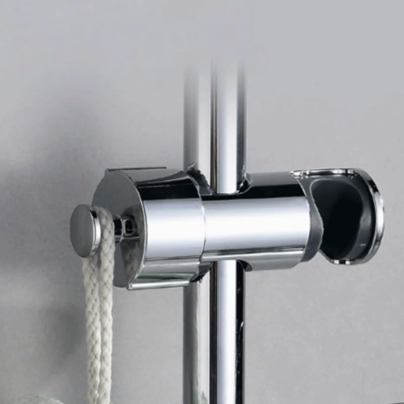 Hook Free Hole Shower Bracket Adjustable Lifting Rod Hanger Set Accessories Sliding Sleeve