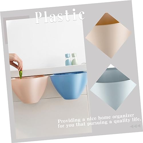 3 Canecas de Basura Colgantes Rectangulares de Plástico miniatura 6