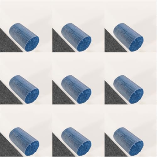 Image of Yglnden 10 Bundles Latch Hook Kit Colorful Yarn Bundles Cut Rug DIY Latch Hook Yarn for Handmake Craft Sewing Knitting for Adults (10 Bundles# Blue B)