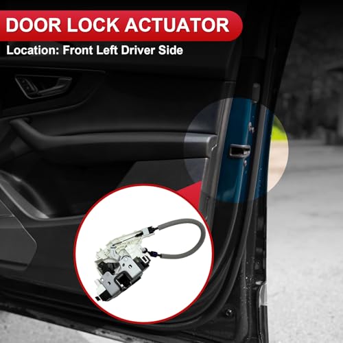 Image of 4 Pins Front Left Driver Side Door Latch Lock Actuator Compatible with Mercedes-Benz C300 C350 C63 AMG E350 E550 E63 AMG GLK350,Replace for 2047201535,A2047201535