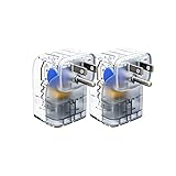 C CLAMPER Clamper Single Surge Protector Outlet, Right Angle, Small& Space-Saving Power Strip-...