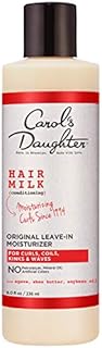 Carol’s Daughter Hair Milk Original Leave In Moisturizer for Curls, Coils and Waves, with Agave and Shea Butter, Hair Moisturizer for Curly Hair, 8 fl oz