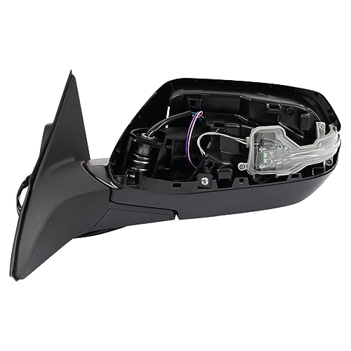 TRQ Driver Side Power Heated Mirror Smooth Black Paint to Match Compatible with 2017-2022 Honda HR-V EX EX-L HO1320309 by TRQ - Used condition - Image 8
