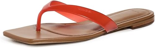 Vince Women's San Juan Sandals, Tomato Red, 7 Medium US