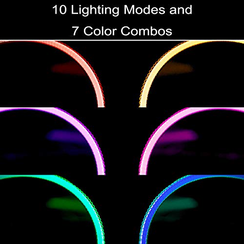 Rnairni Extended Rgb Mouse Pad Mat, Rnairni Large Office Table Desk Mat Gaming Lighting Led Mousepad For Pc Computer Macbook Keyboard Waterproof Anti-Slip Ultra Thin 4Mm - 31.5'' X 15.7' (Colorful) #TOP5