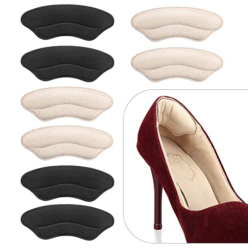 Molain 4 Pairs Cuscino del Tallone Pad Invisibile Autoadesive Scarpa Grip Liner Solette Protezioni del Tallone Per le donne degli uomini Talloniere Grip