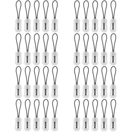 OSALADI 4sets 10pcs Convenient Zipper Pulls Wear Resistant Zipper Sliders for Clothing Backpacks for DIY Repair and Replacement 10pcs*4