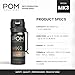 POM MK3 Pepper Spray, Belt Clip Model, Maximum Police Strength OC with UV Marking Dye, Quick Flip Top Safety, 360° Performance at Any Angle, Powerful Accurate Stream, 18 ft Range, 1.8 fl oz