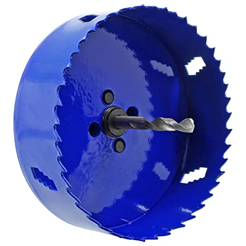 Image of 4-3 /8 Inch Hole Saw with Arbor, 1.2 Inch Cutting Depth