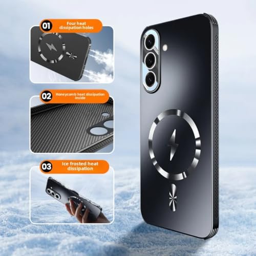 Coque Samsung S25 Plus Noir mate avec protection d'objectif intégrée - 5