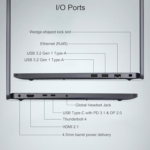 Image of Dell Pro 16 PC16250 (Next Gen Latitude 3550) Business Laptop (16 inch FHD+ Touchscreen, Intel Core 7 150U (> Ultra 7 165U), 32GB DDR5 RAM, 1TB SSD), 1080p IR Webcam, Thunderbolt 4, Backlit, Win 11 Pro