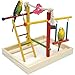 Penn Plax Wood Bird Playpen