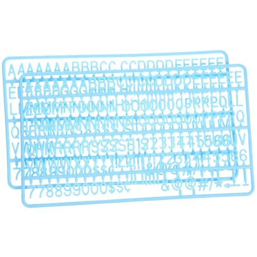NUOBESTY 2sätze Buchstabentafel-zubehör Wiederverwendbare Filztafelbuchstaben Und Zahlen Kunststoffbuchstaben Für Pinnwände Buchstaben Für Filzpinnwände Für Lehrmittel Und
