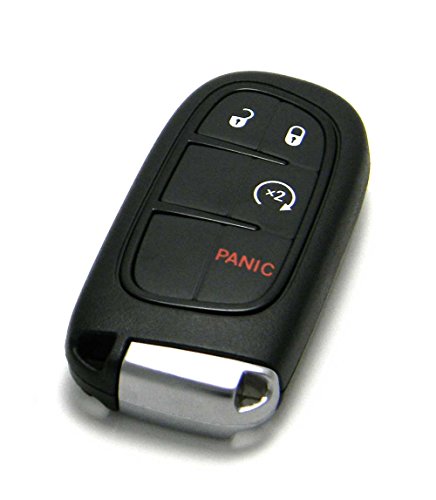 Mopar OEM 4-Button Keyless Entry Smart Proximity Key Fob, Black Plastic, Compatible With 2013-2018 RAM Trucks 1500, 2500, 3500 (FCC ID: GQ4-54T / P/N: 56046956)