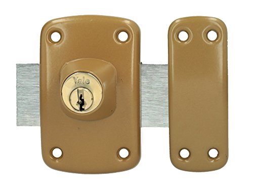 Yale YV10DE/45 Verrou de sûreté double entrée, Marron Doré