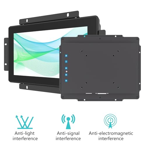 Image of 9.7 Inch Industrial Touch Monitors 10 Points Embedded Open Frame Monitor 1024x 768 @ 60Hz TFT LCD Suitable for kiosks, ATMs, Vending Machines