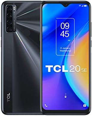 TCL 20SE, 6.82” HD+, 2SIM, Quadrupla Cam 16+5+2+2MP, 4GB+64GB, Batt. 5000mAh, Nuit Black [Italia]