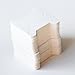 Embroidery Floss Bobbins- Paper Cross Stitch Embroidery Thread Organizer Cardboard-DIY Crafts Floss Bobbins- Thread Bobbin Card 500 Pieces (White)