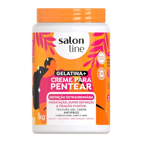 Salon Line, Creme de Pentear, Definição Extraordinária, Vegano - ...
