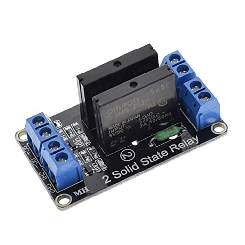 Relé G3MB-202P de estado sólido 2 canales DC a AC con salida 240V 2A