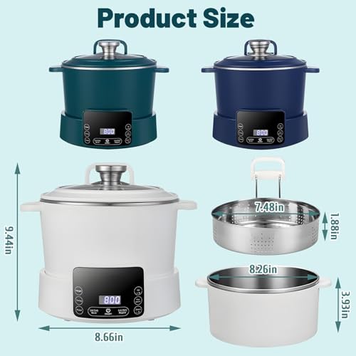 Cuiseur à riz électrique multi-cuiseur inox programmable 12h - 7