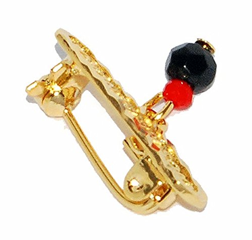 14KT GP BABY "GOD BLESS ME" "DIOS ME BENDIGA" AZABACHE LUCKY CHARM EVIL EYE PIN2